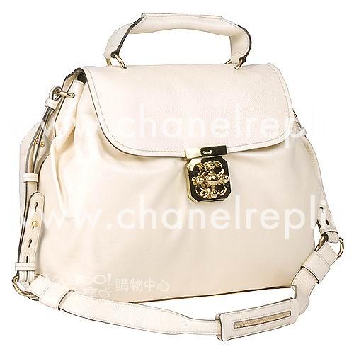 Chloe Elsie Buffalo hide Bag In Cream C4675852