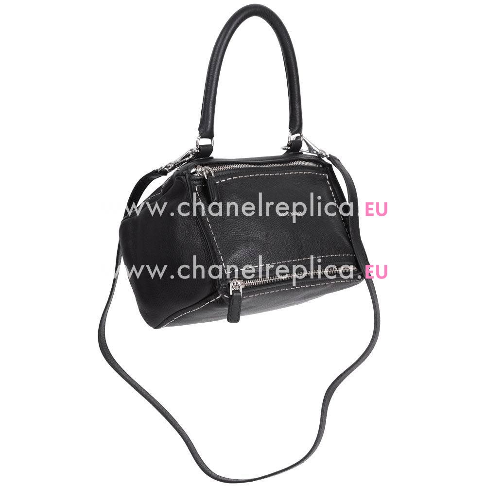 Givenchy Pandora Cowskin Bag In Black G7021507