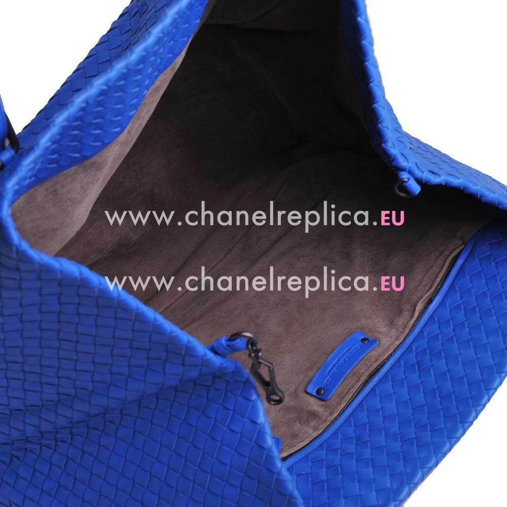 Bottega Veneta Classic Nappa Leather Woven Bag RoyalBlue B5935024
