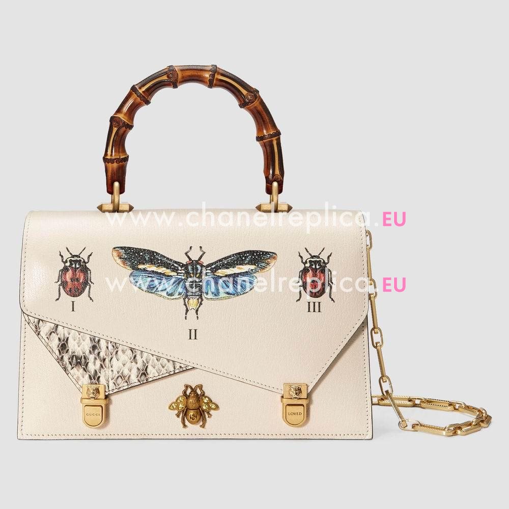 Gucci Ottilia leather small top handle bag 488715 0FH1X 9058