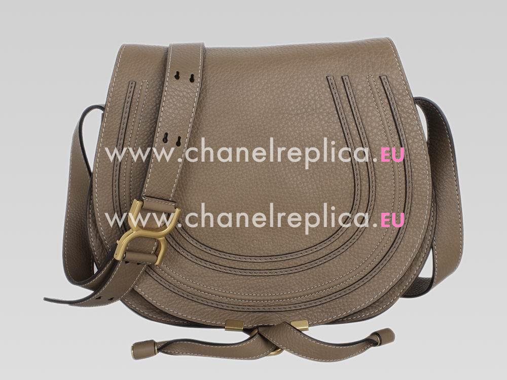 CHLOE Marcie Large Calfskin Crossbody Bag In Nut C452856