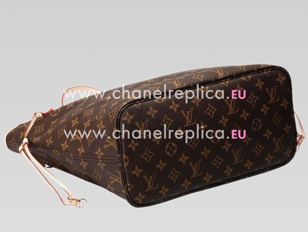 Louis Vuitton Monogram Canvas Bag Neverfull MM Beige M40995