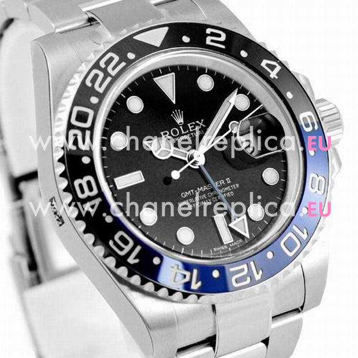 Rolex Datejust Automatic 40mm Stainless Steel Watch Black R116710