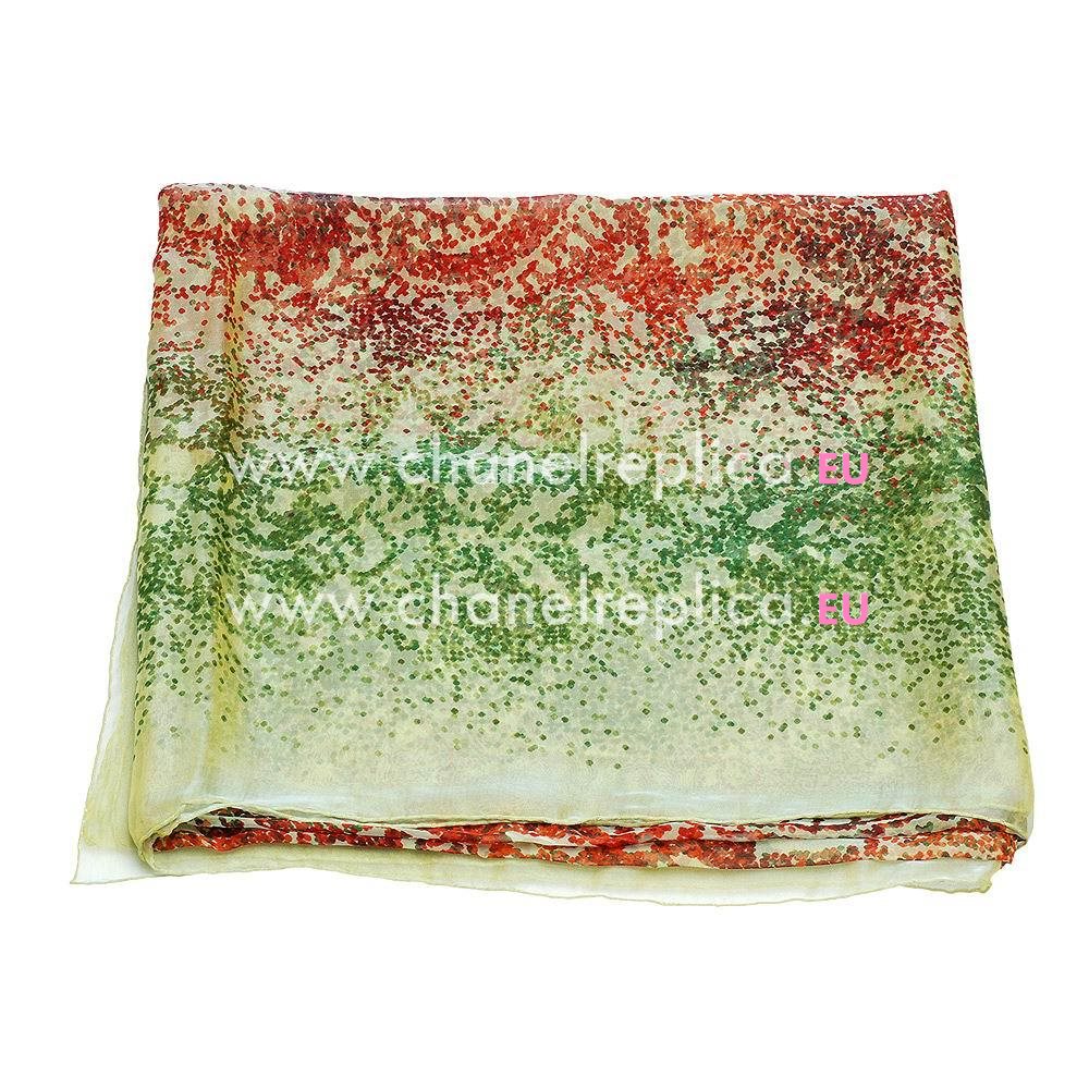 Hermes Indian Dust Silk Scarf Green H6102847