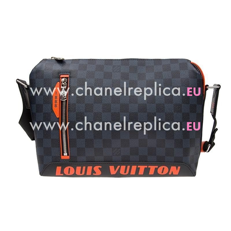 Louis Vuitton Damier Cobalt Race Canvas DISCOVERY MESSENGER PM N40159