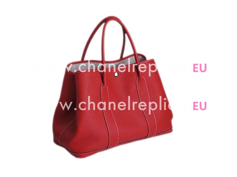 Hermes Garden Party 36cm Red Togo Leather Handbag HG1036HR