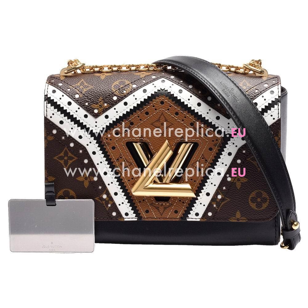 Louis Vuitton 2017 Fall-Winter Timeless Monogram Canvas Twist MM M44214