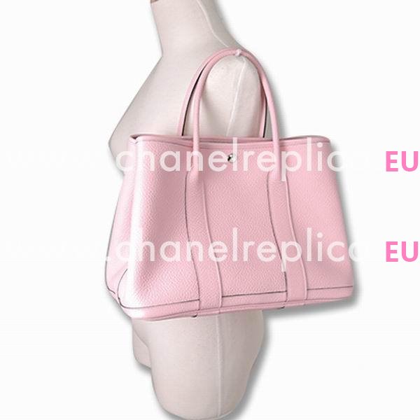 Hermes Garden Party 36cm Pink Clemence Leather Bag HGP1036PK