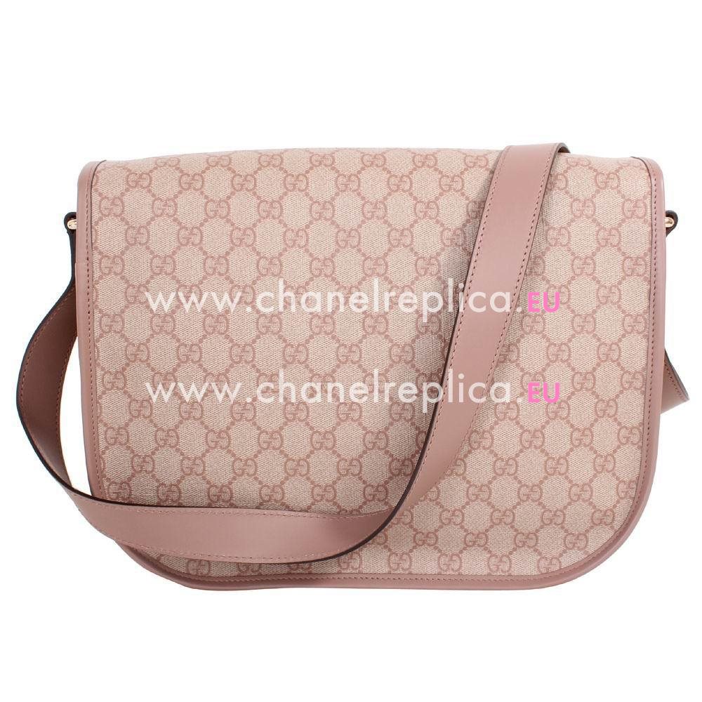 Gucci Plus GG Calfskin Canvas Bag In Pink G510689