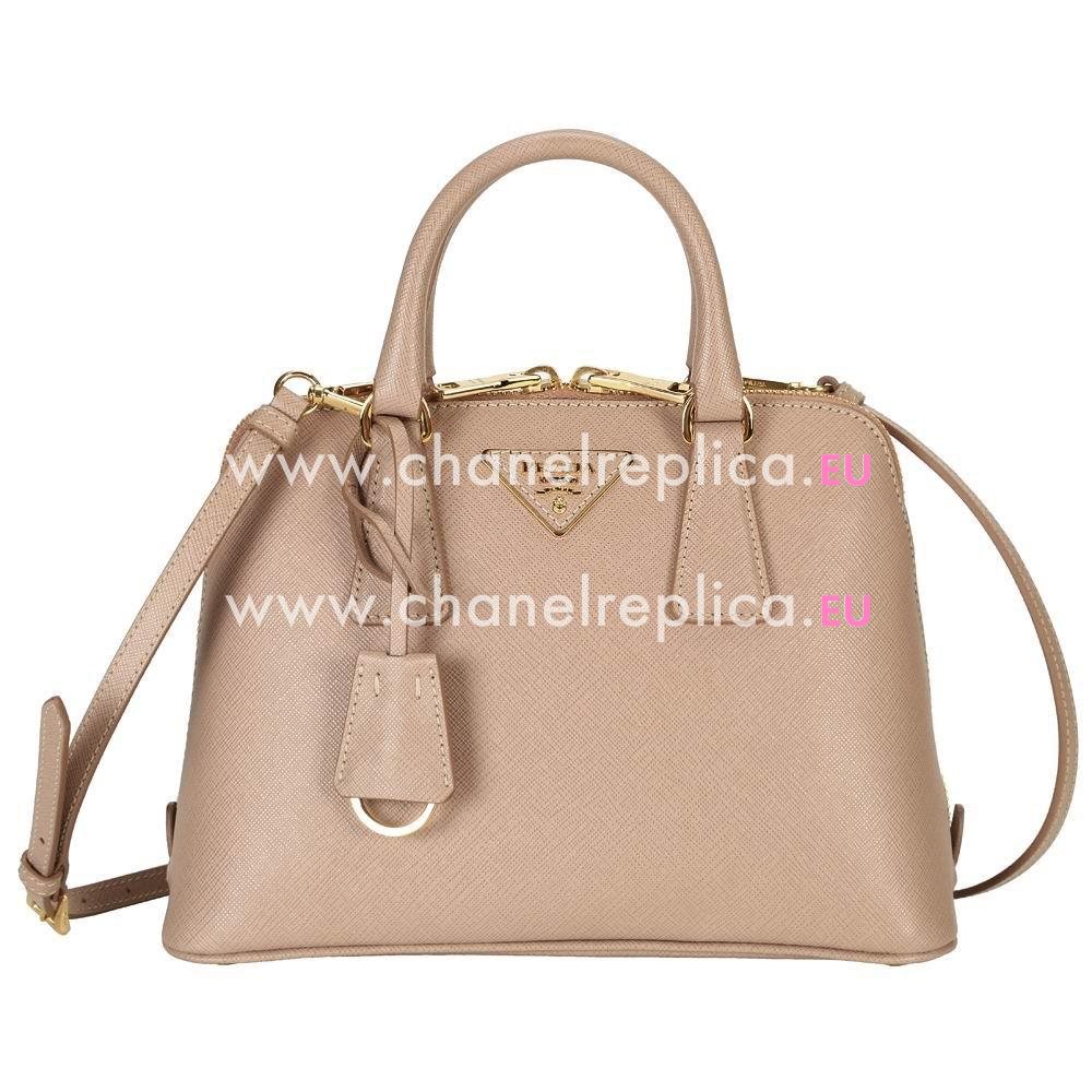 Prada Lux Saffiano Cowhide Handle/Shoulder Mini Bag Skin Color PR5379584