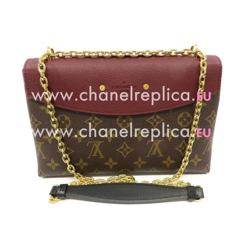 Louis Vuitton monogram Canvas and Cowhide Leather bag M43715