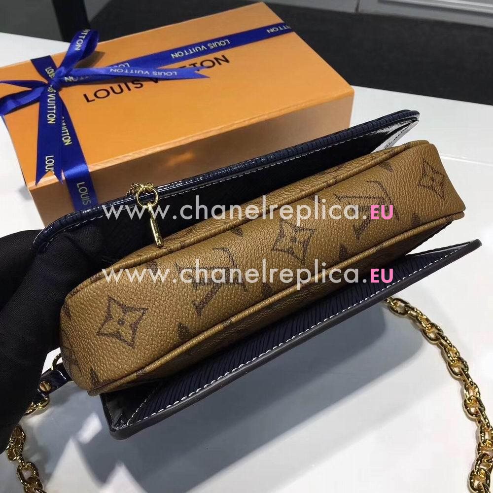 Louis Vuitton Pochette Metis EPI Leather Monogram Canvas Chain Mini Bag M54990