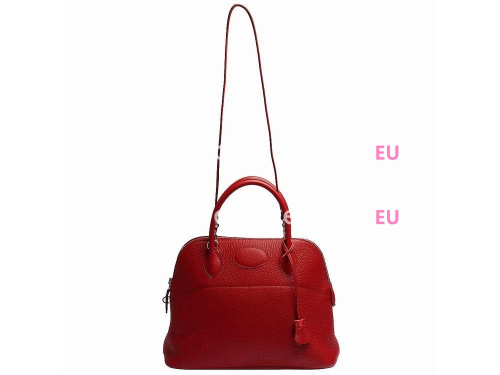 Hermes Bolide 31cm Wine Red Togo Leather Handbag BL319J-RR