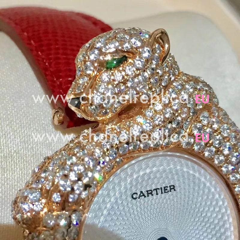 Cartier Diamond Lizard Skin Watch CR7090401