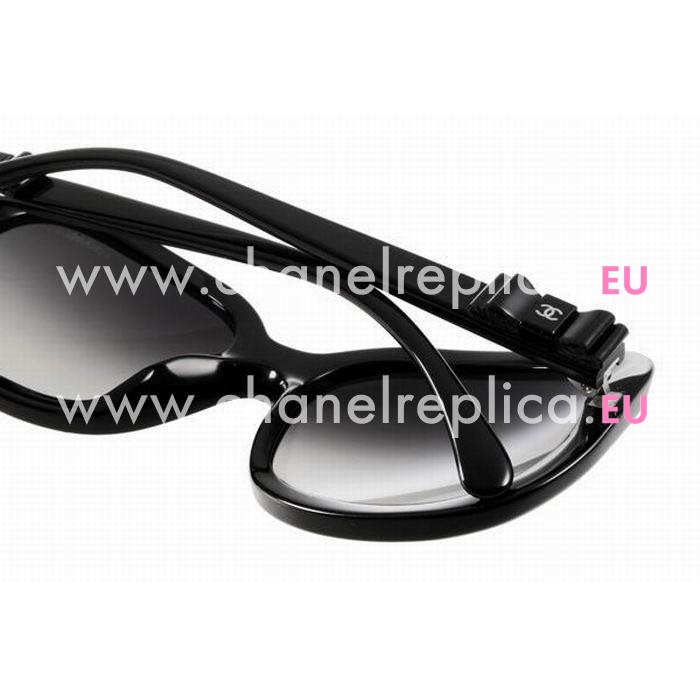 Chanel Metal Plastic Frame Sunglasses Black A7082805