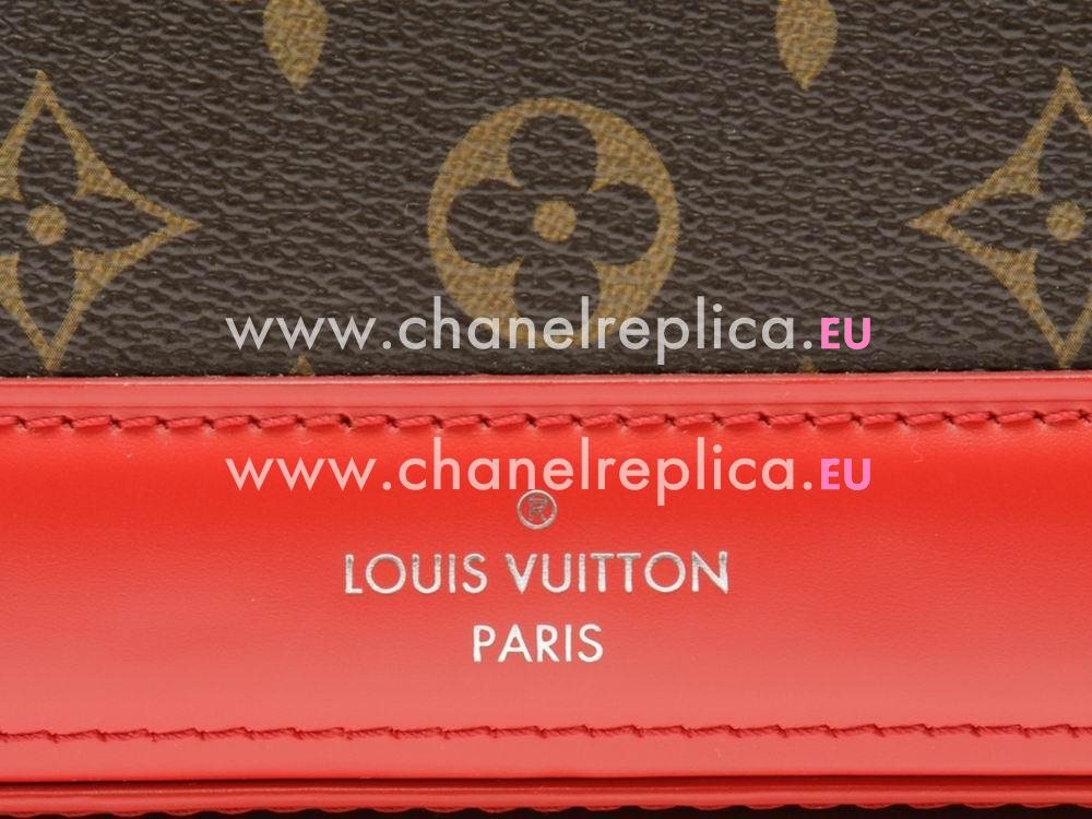 Louis Vuitton Monogram Canvas Dora PM In Red M40274