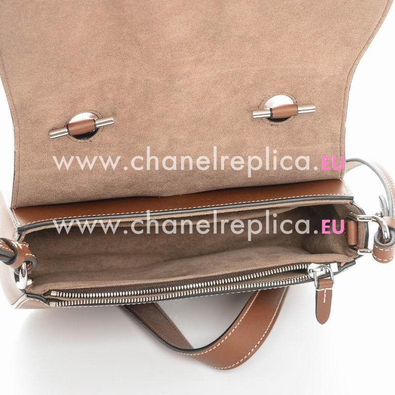 Louis Vuitton Calfskin Exterior Chain It Bag PM Brown M54619