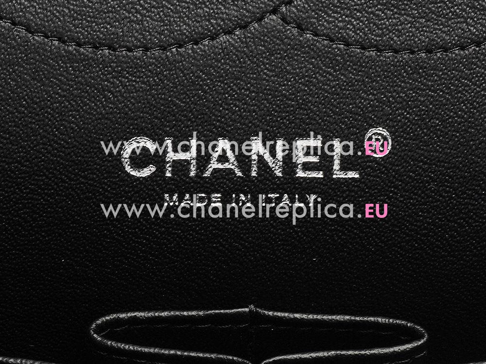 Chanel Calfskin Chevron Boy Shopping Bag In Black A599359