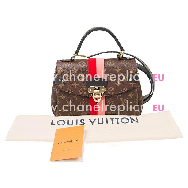 Louis Vuitton Monogram Coated Canvas With Tufted Stripe Georges BB M43866