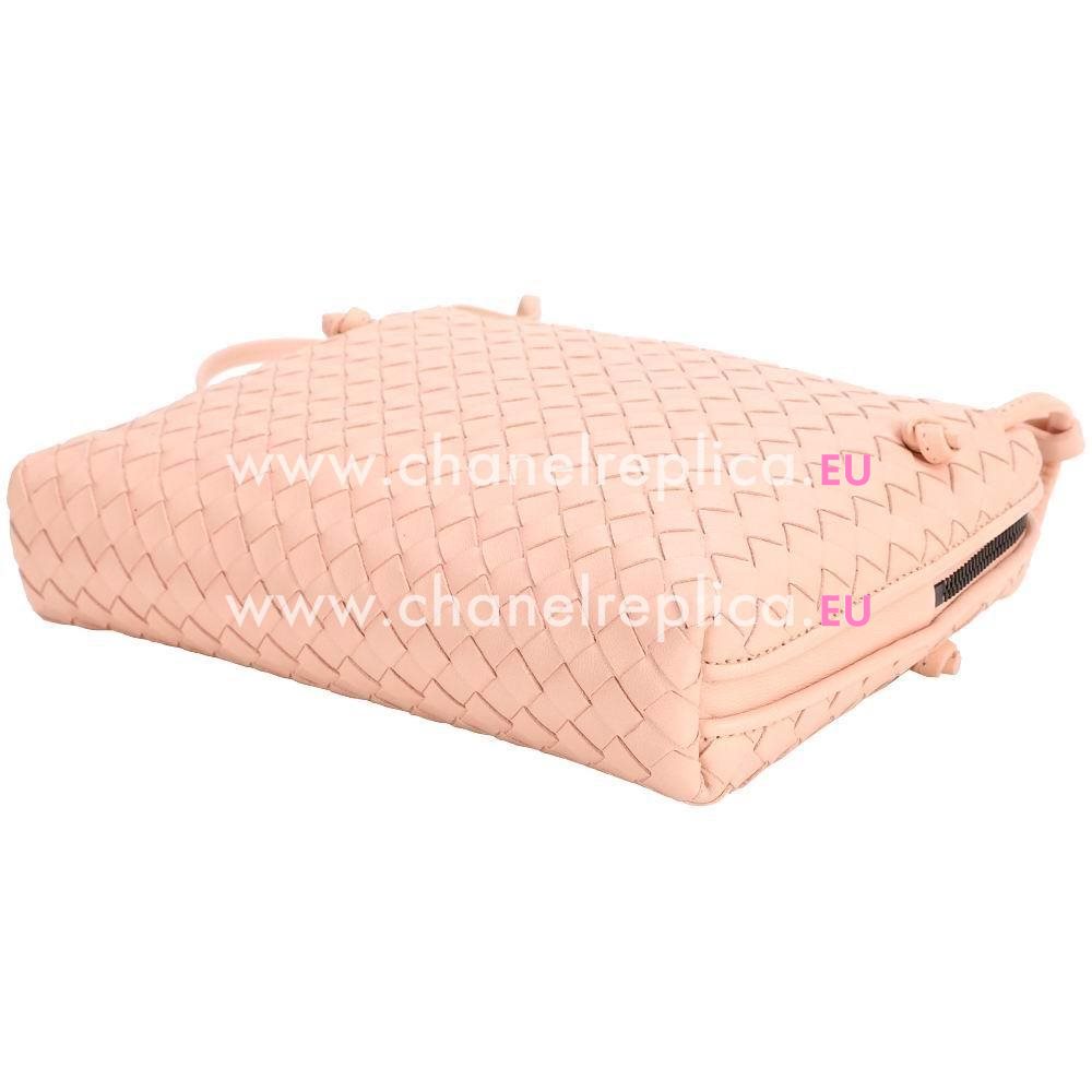 Bottega Veneta Crossbody Nappa Woven Shouldbag Pink B5835574