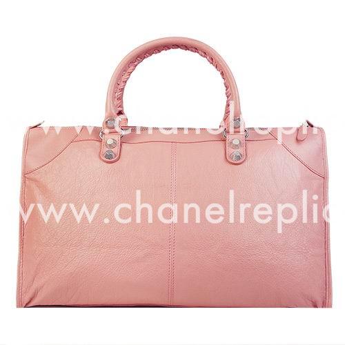 Balenciage Gaint 12 Work Lambskin Silvery hardware Bag Pink B2055107