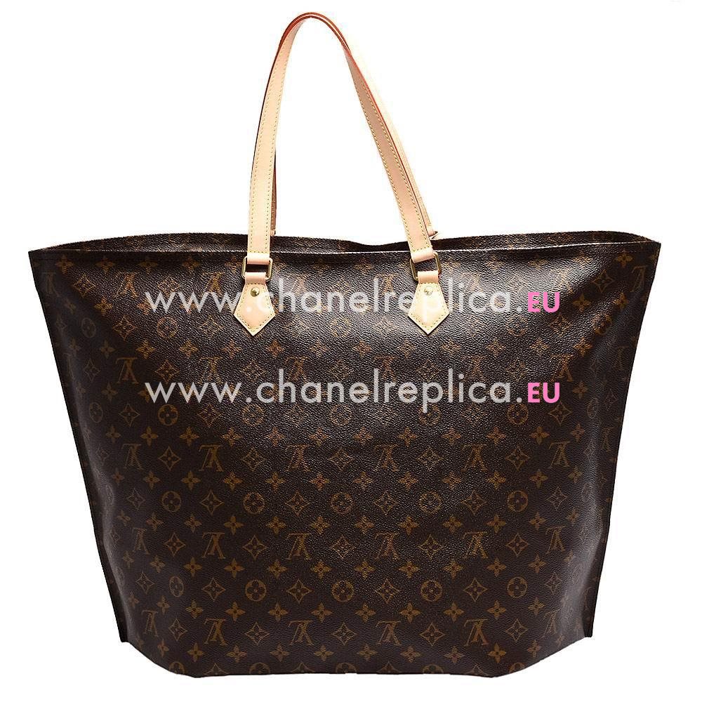 Louis Vuitton Monogram Canvas All-in GM Size Handbag M47030