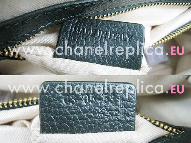 Chloe Shoulder-Bag 50898 In Greenish Black C50898-2