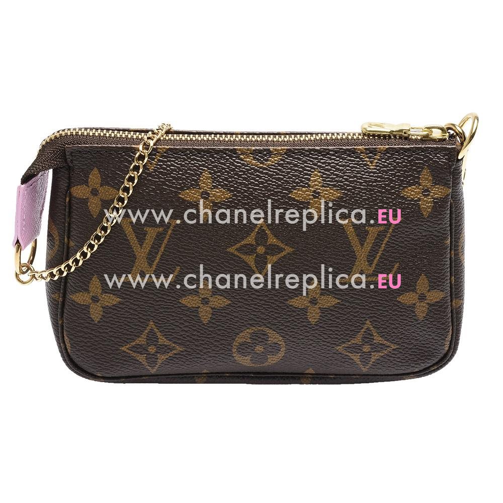 Louis Vuitton Monogram Canvas Shoulder Bag Pink M62141