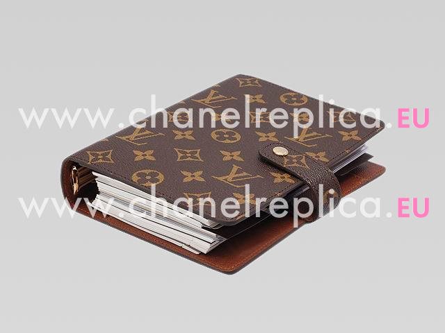 Louis Vuitton Monogram Canvas Medium Ring Agenda Cover R20105