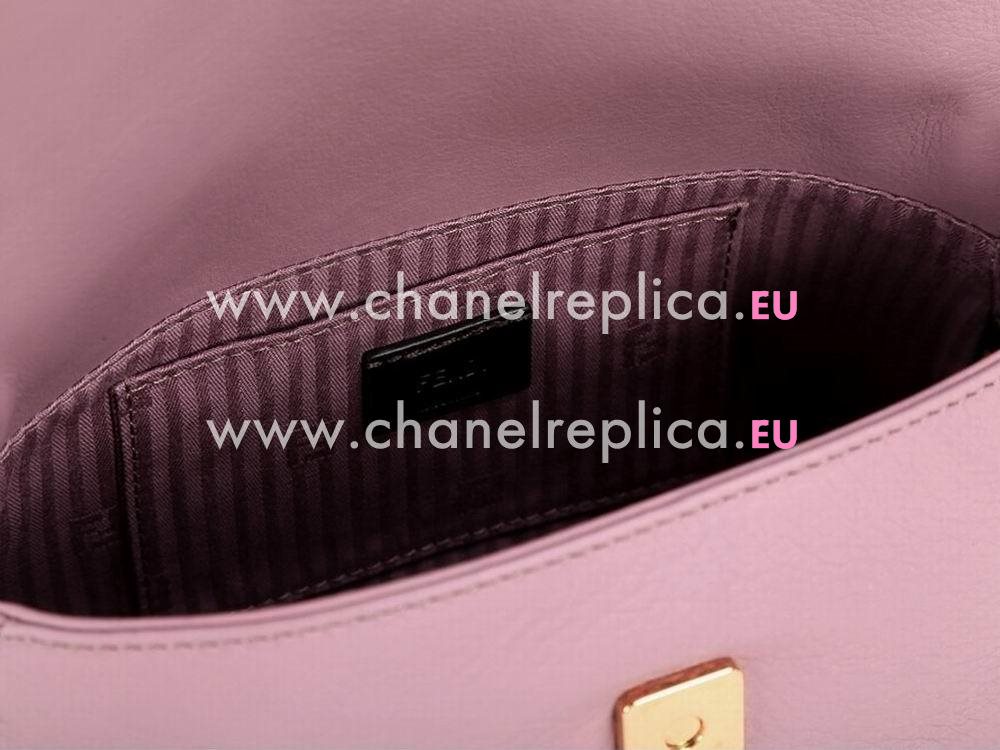 FENDI Fendista Calfskin Mini Chain Bag Pink Purple F541000