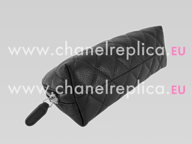 Chanel Classic Caviar Leather Cosmetic Bag A25102
