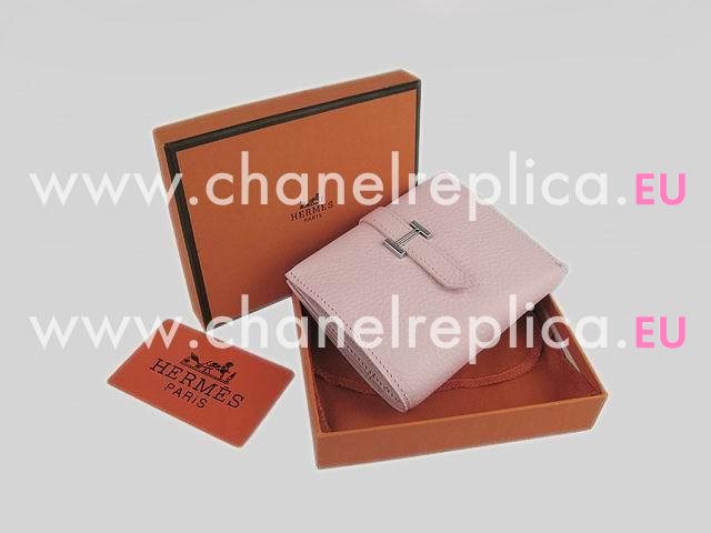 Hermes Classic Clemence Beant Purse In PINK H0006G