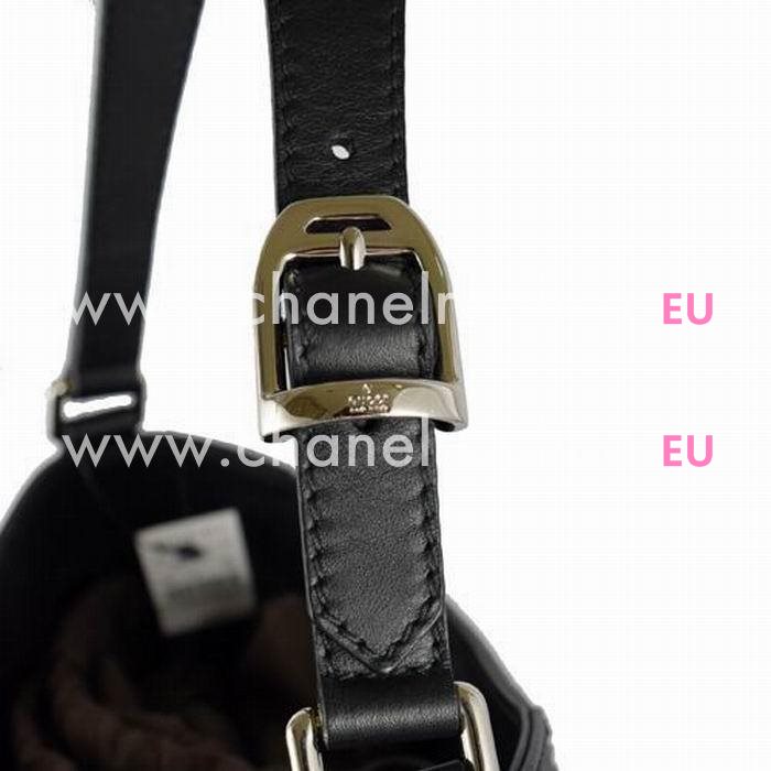 Gucci Classic G Calfskin Bag Black G5177247