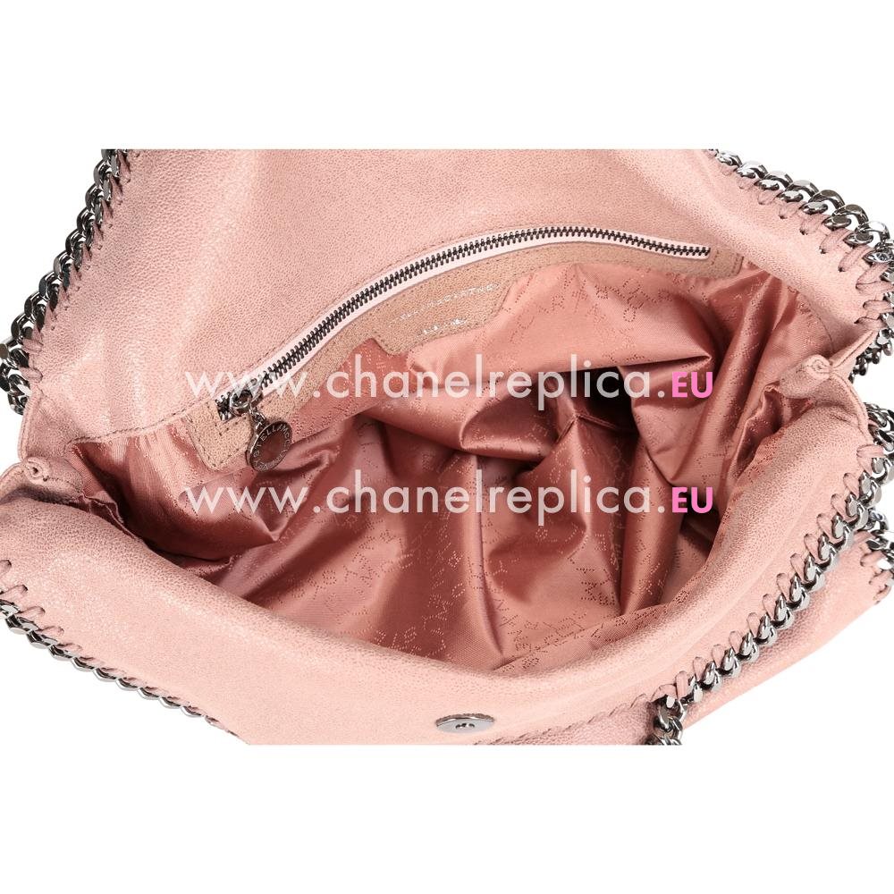 Stella McCartney Falabella Medium Size Silver Chain Bag Pink S538262