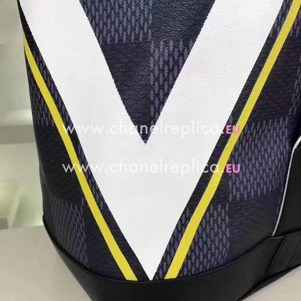 Louis Vuitton Sac Marin Damier Cobalt Coated Canvas Bag N44012