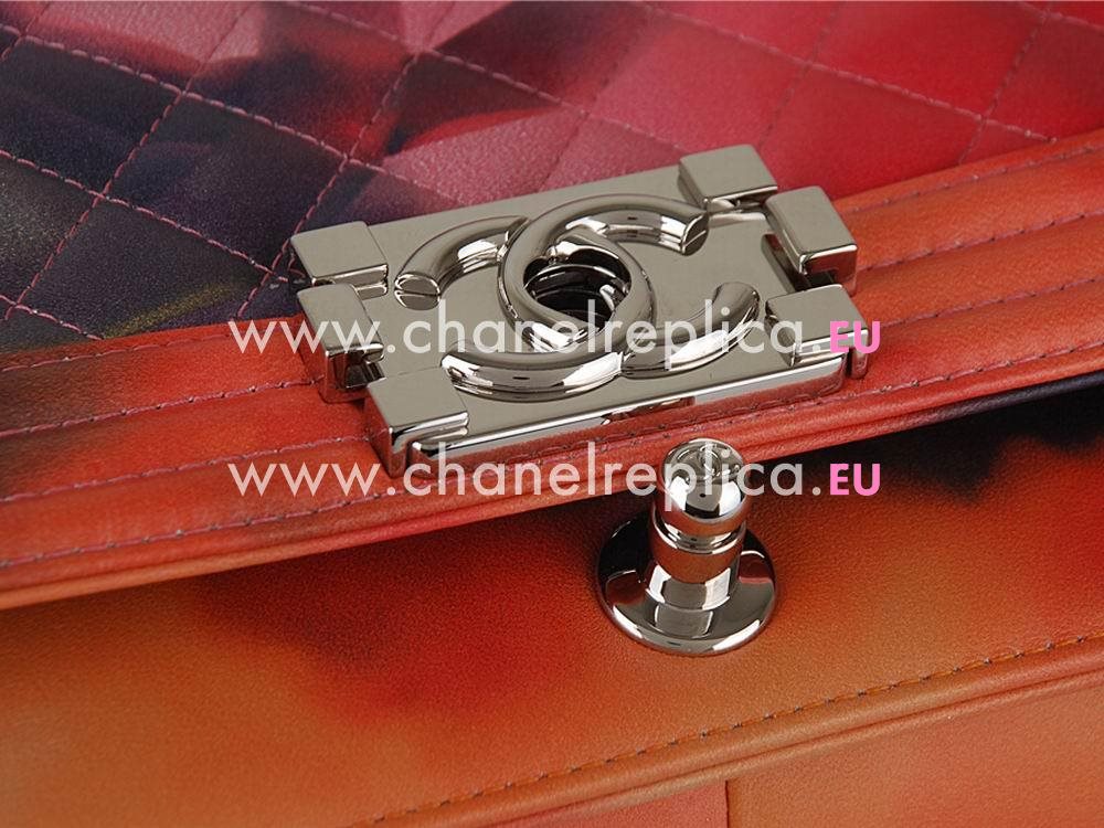 Chanel 2015 Calfskin Boy Flap Bag Colorful A90803 A90803