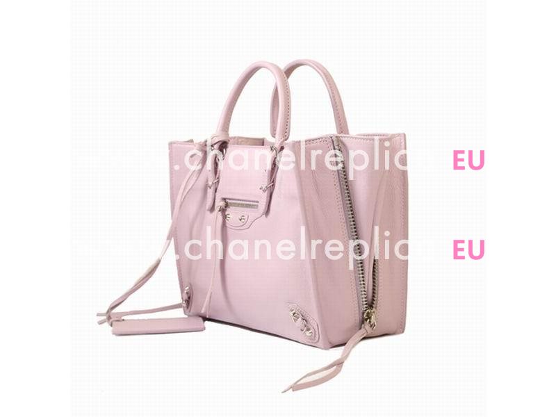 Balenciage Papier A6 Zip Calfskin Gold hardware Bag Light Purple B20558075