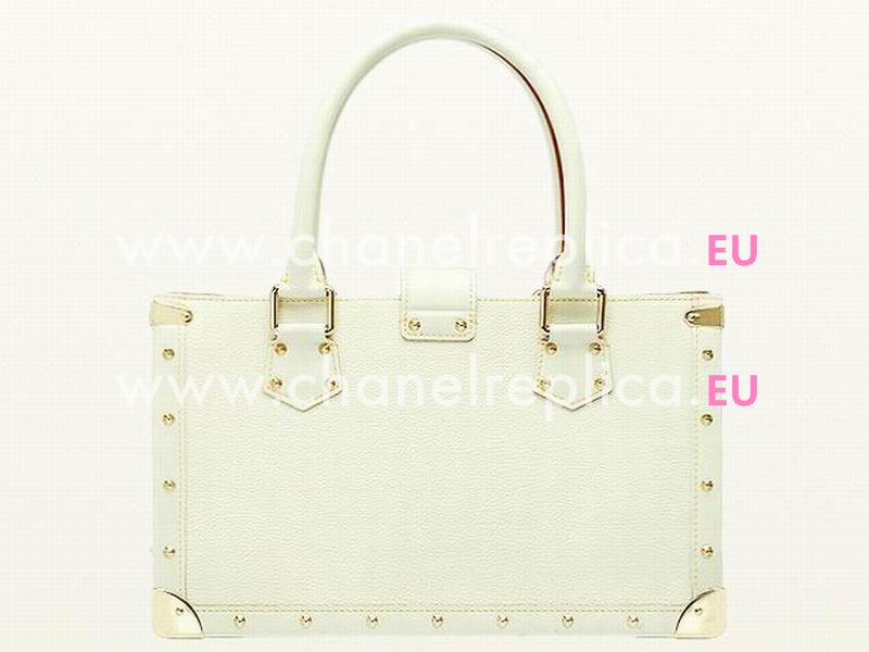 Louis Vuitton white Suhali Leather Le Fabuleux M91815