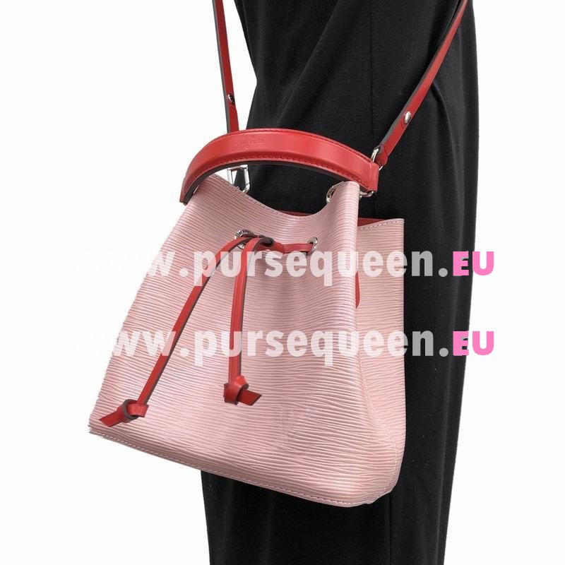Louis Vuitton Epi Grained Cowhide Leather NéONOé BB Bag Rose Ballerine M53609