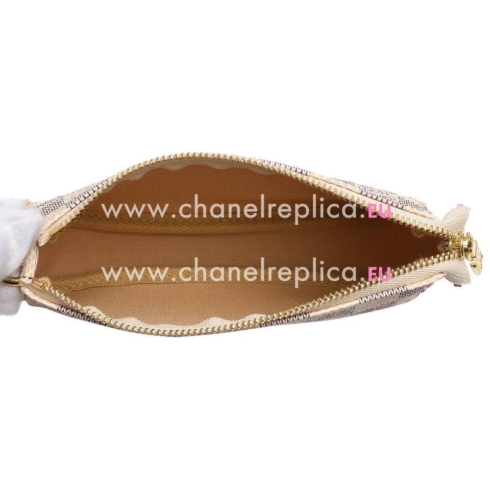 Louis Vuitton Damier White Calfskin Bag N41669