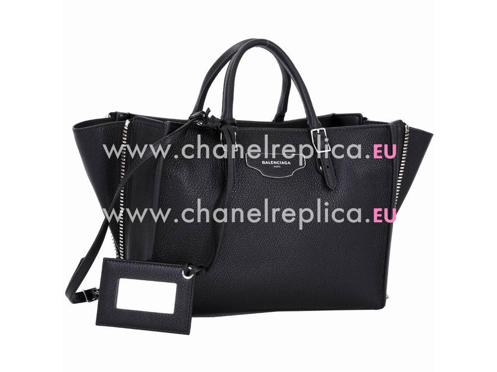 Balenciaga Papier A6 Zip Around Plate Black BA797875