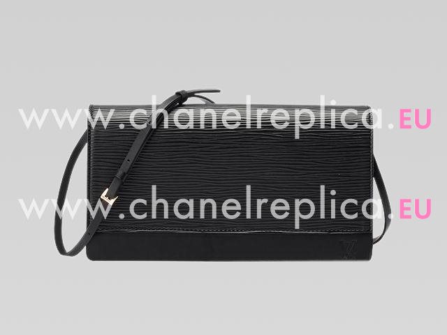 Louis Vuitton EPI Leather Honfleur Clutch Bag In Black M52732