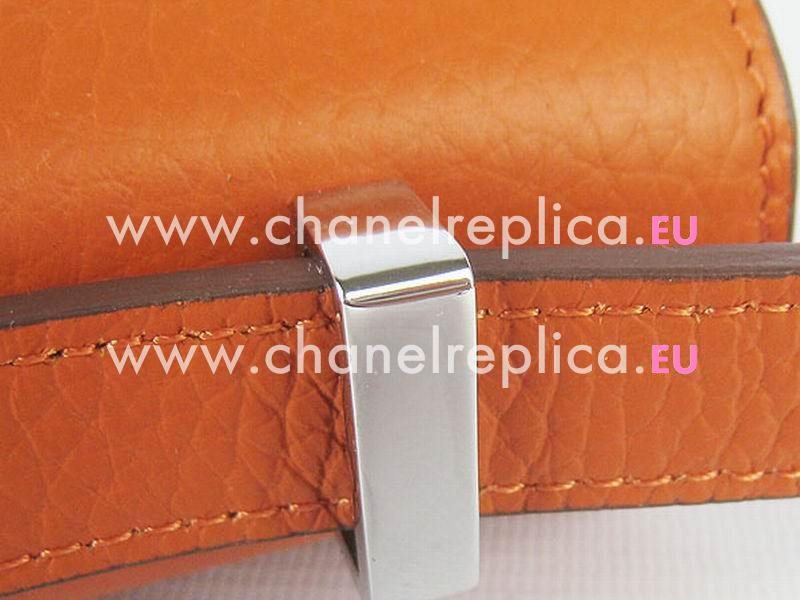 Hermes Constance Bag Micro Mini Orange(Silver) H1017ORS