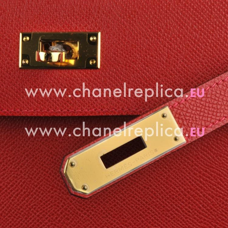 ermès Kelly Casaque Epsom Leather Gold Hardware Hand Sew Bag HK1028EMQ