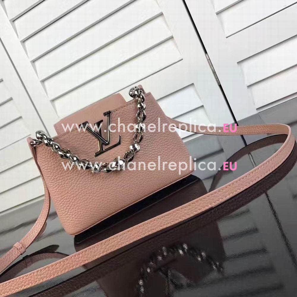 Louis Vuitton Capucines Nano Taurillon Leather Bag In Pink M612151