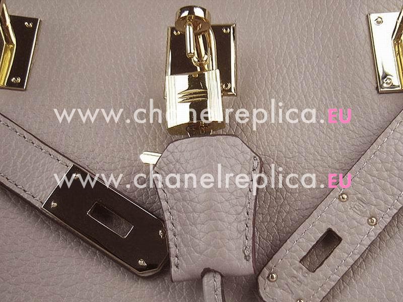 Hermes Jysiere Clemence 31cm Shoulder Bag Grey(Gold) H1096GG