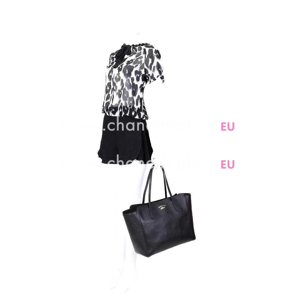 Gucci Swing Mini Calfskin Leather Bag In Black G5463386