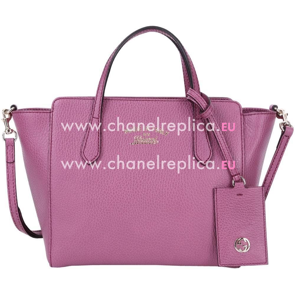 Gucci Swing Mini Calfskin Leather Bag In Dark Pink G559470