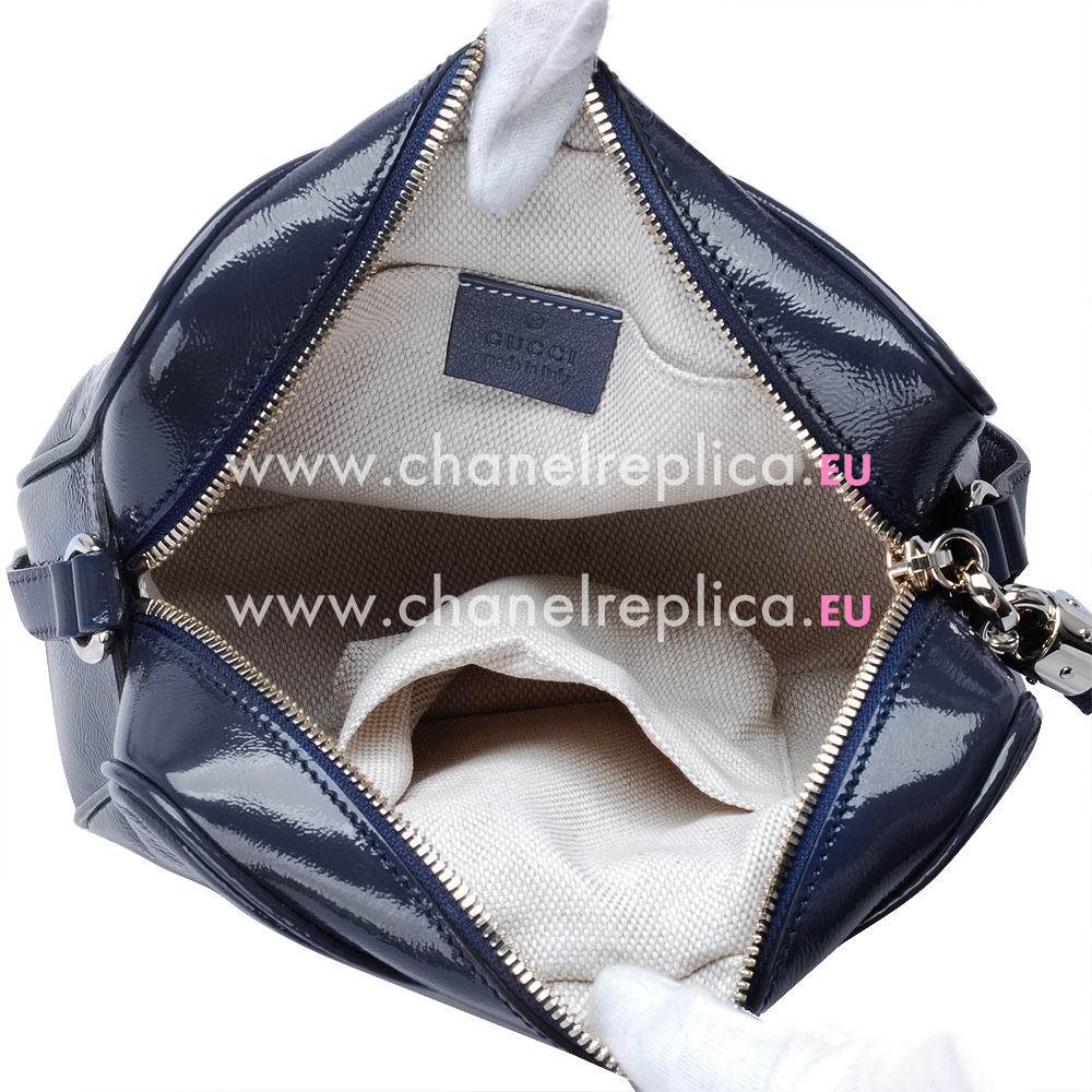 Gucci Soho Disco Calfskin Bag In Dark Blue G5098611