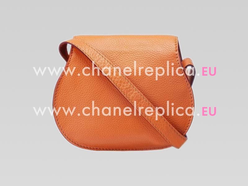 CHLOE Nano Marcie Calfskin Saddle Bag Light Caramel C446887